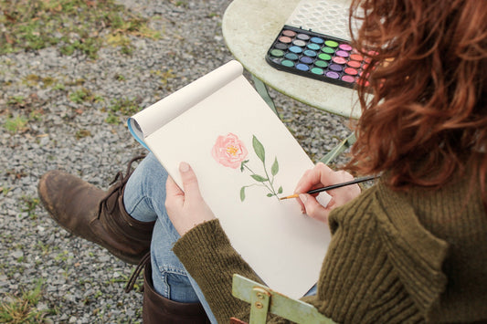 Painting for mindfulness: a softer way to come back to yourself