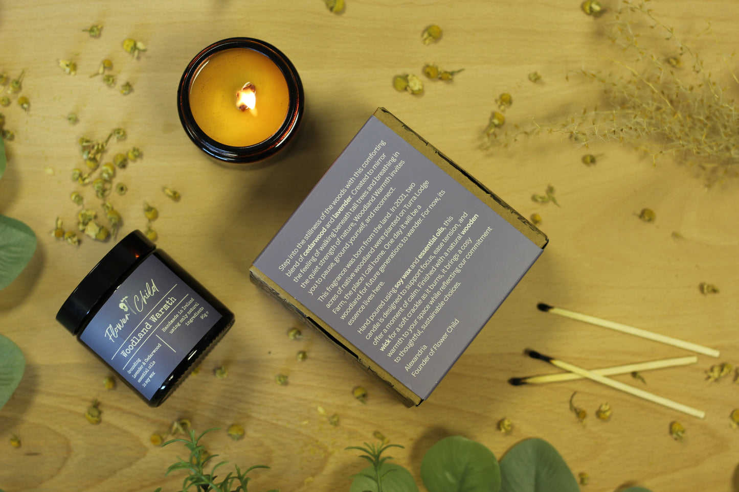 Woodland Warmth | Lavender and Cedarwood Candle